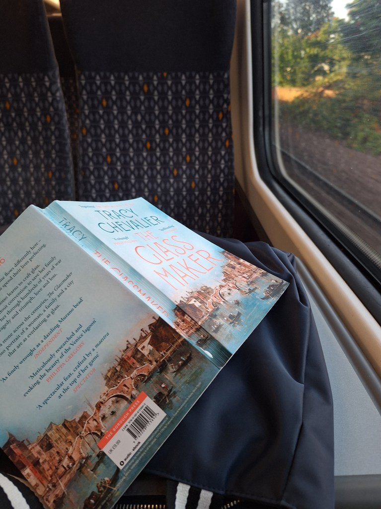 book on train